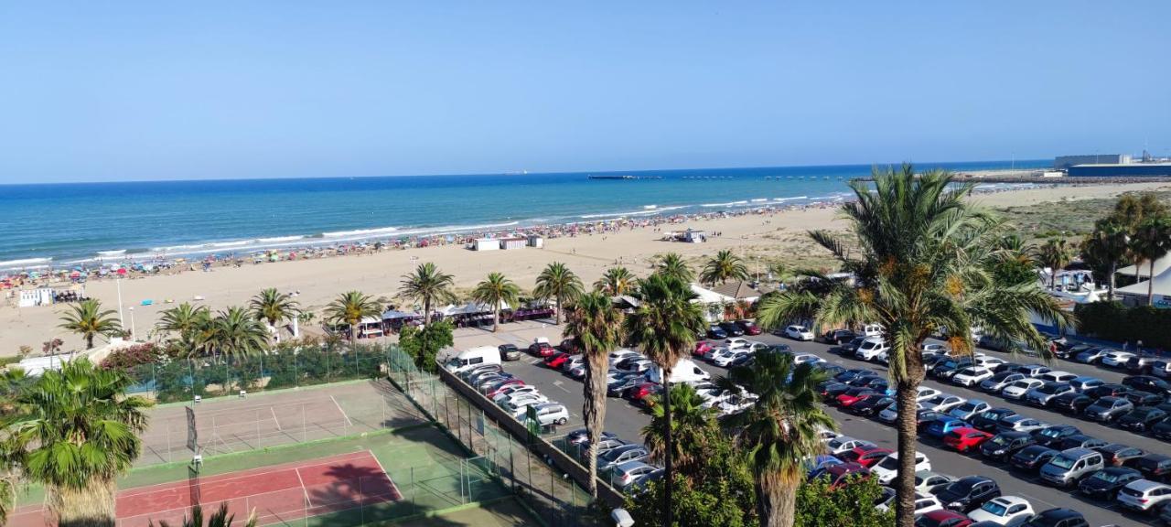 Vistas Espectaculares 1ª Linea Playa, Wifi, Ascensor Apartamento Sagunto Exterior foto